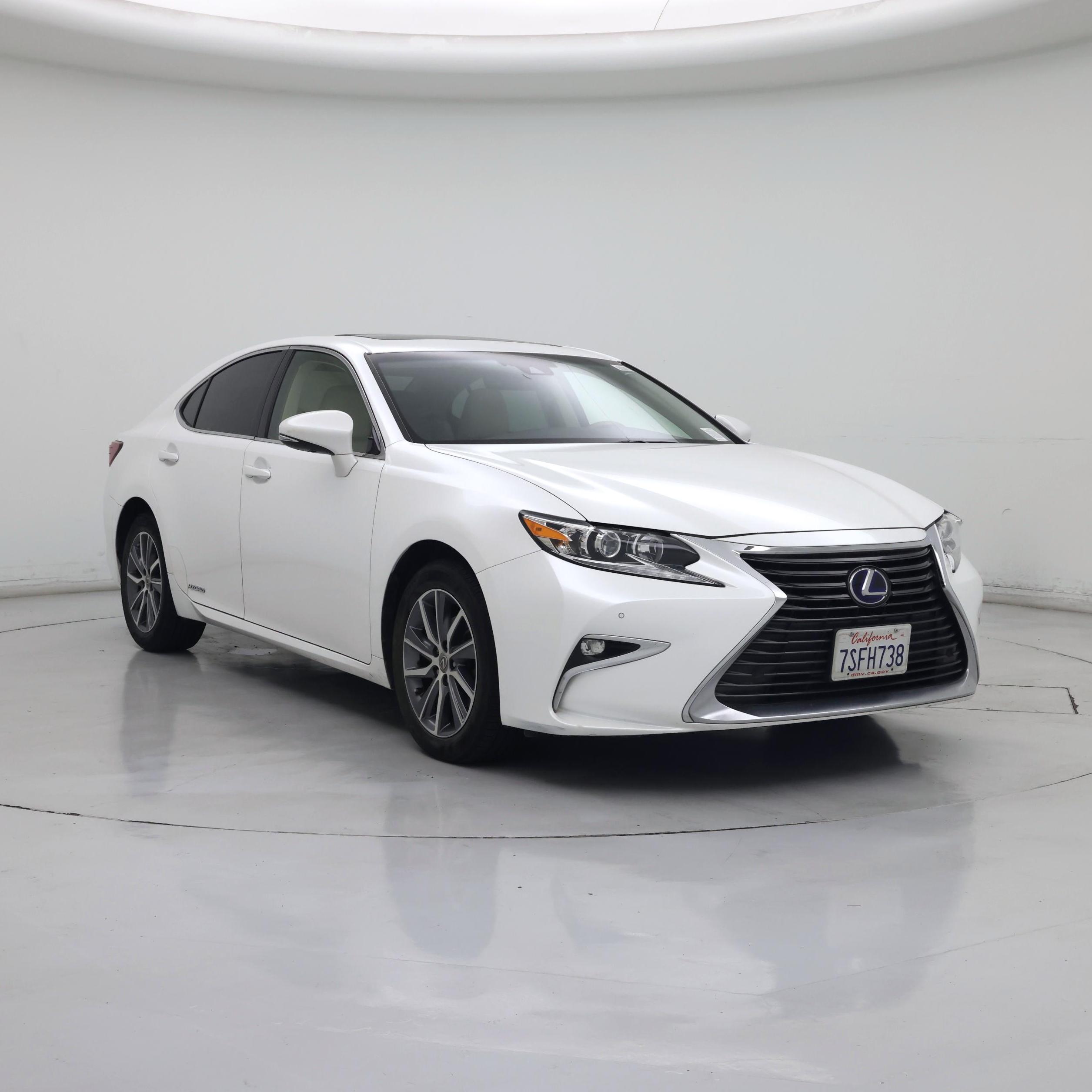 Pearl 2016 Lexus ES Hybrid Sedan Front-Wheel Drive Automatic
