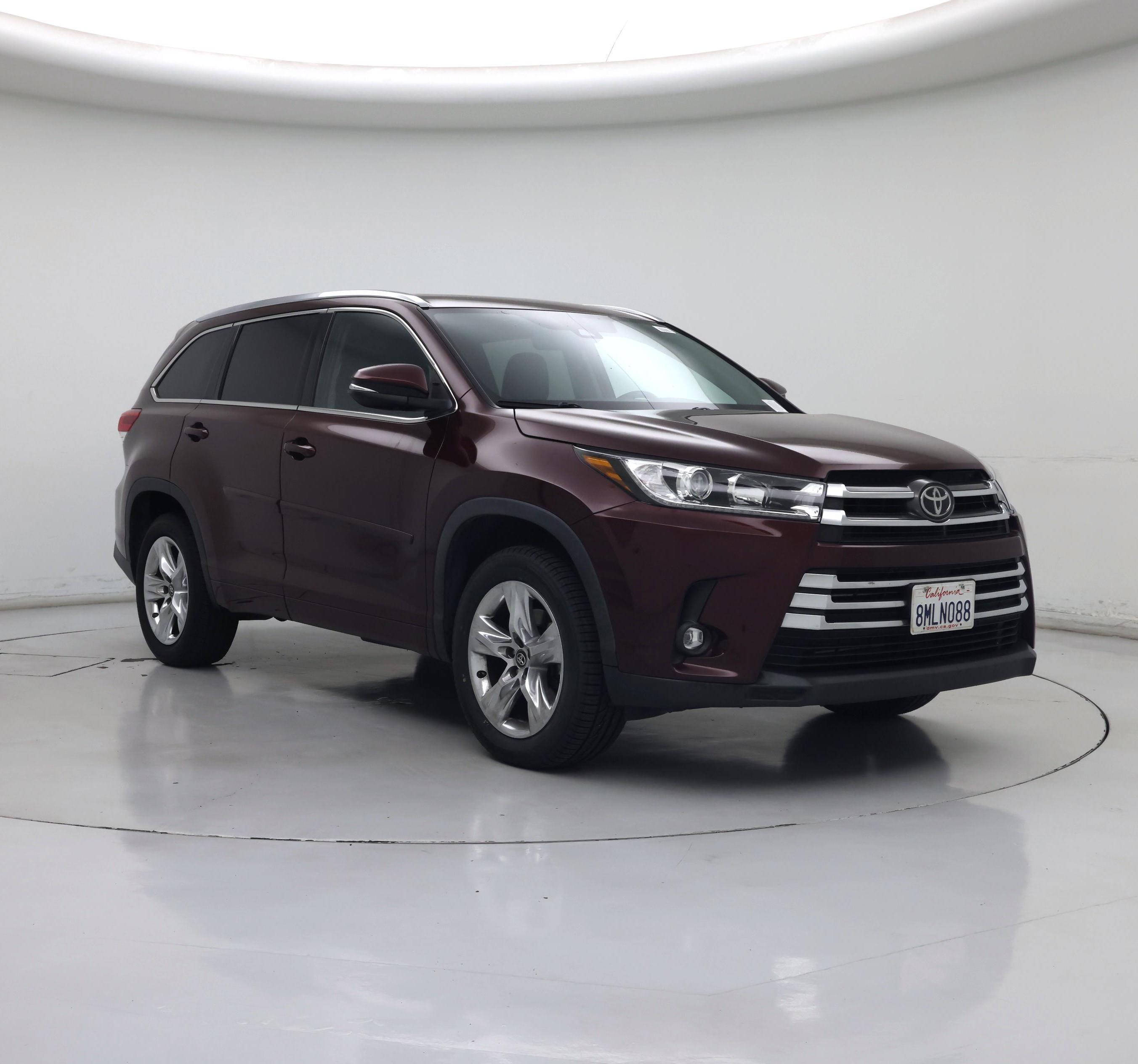 Red (Burgundy) 2019 Toyota Highlander SUV / Crossover Front-Wheel Drive Automatic
