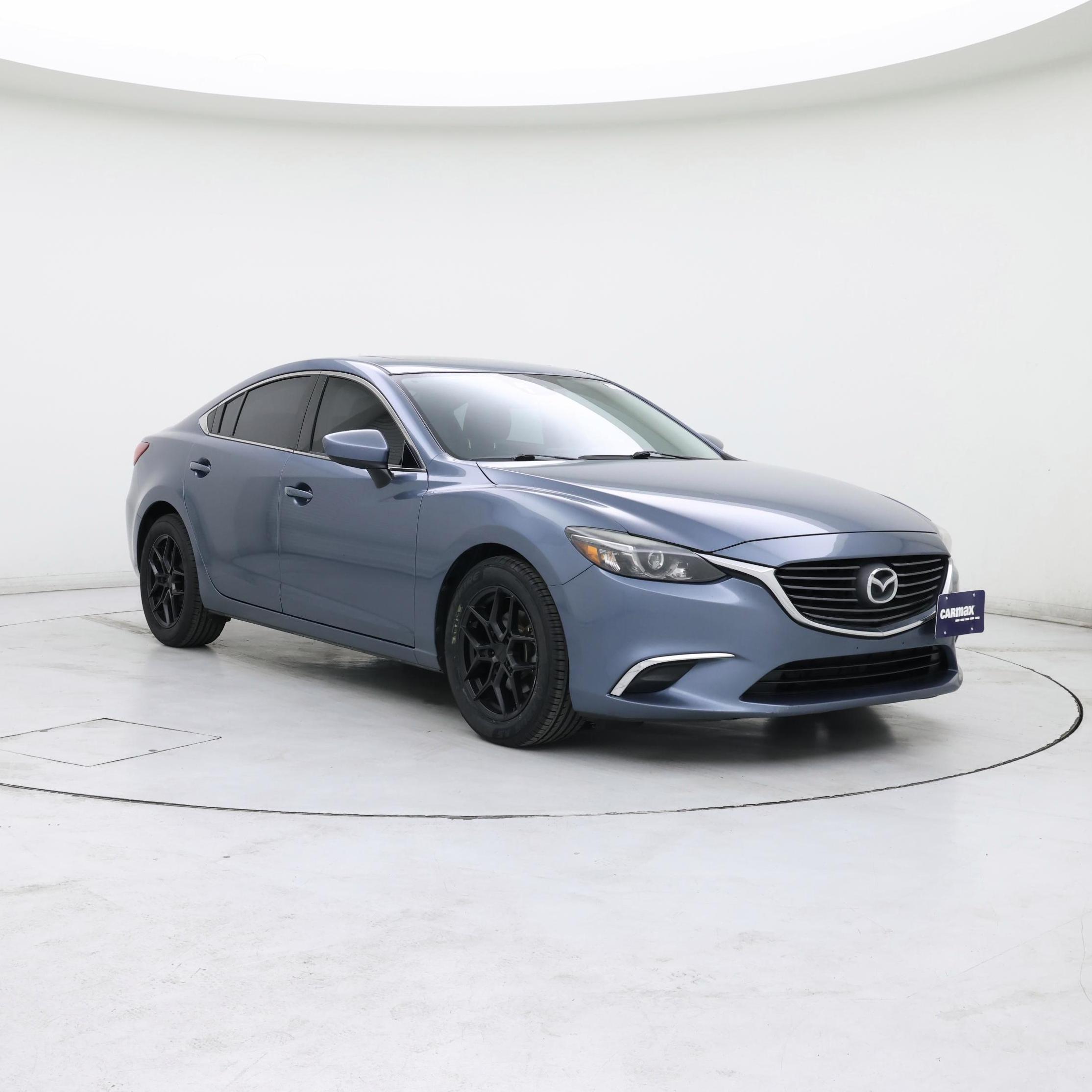 Blue 2016 Mazda MAZDA6 Sedan Front-Wheel Drive Automatic