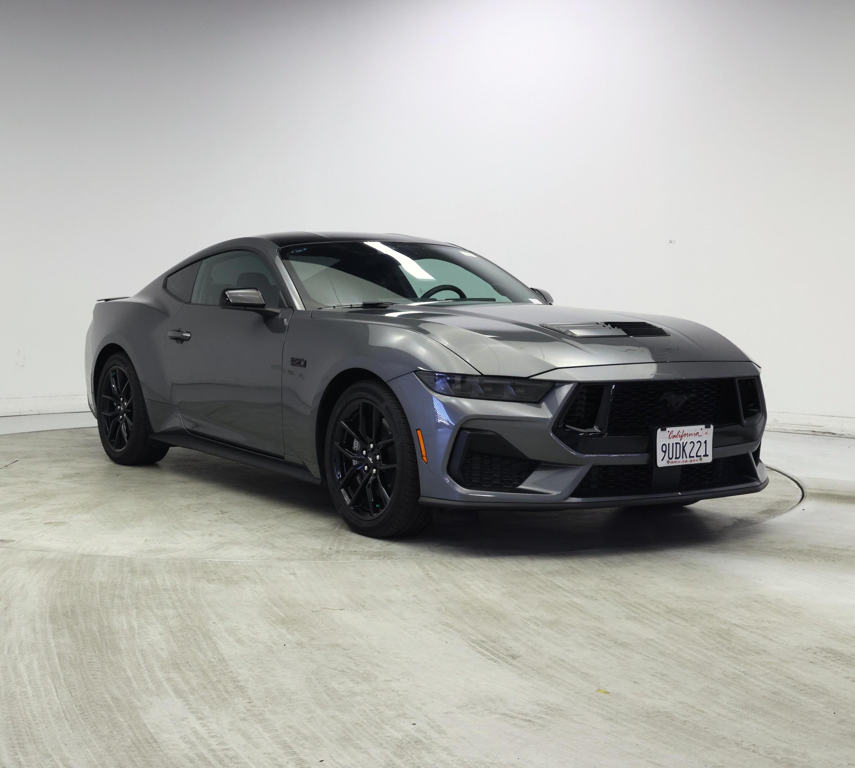 Gray 2025 Ford Mustang Coupe Rear-Wheel Drive Automatic