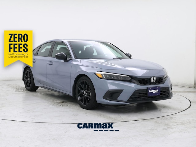 Gray 2022 Honda Civic Hatchback Hatchback Front-Wheel Drive Automatic