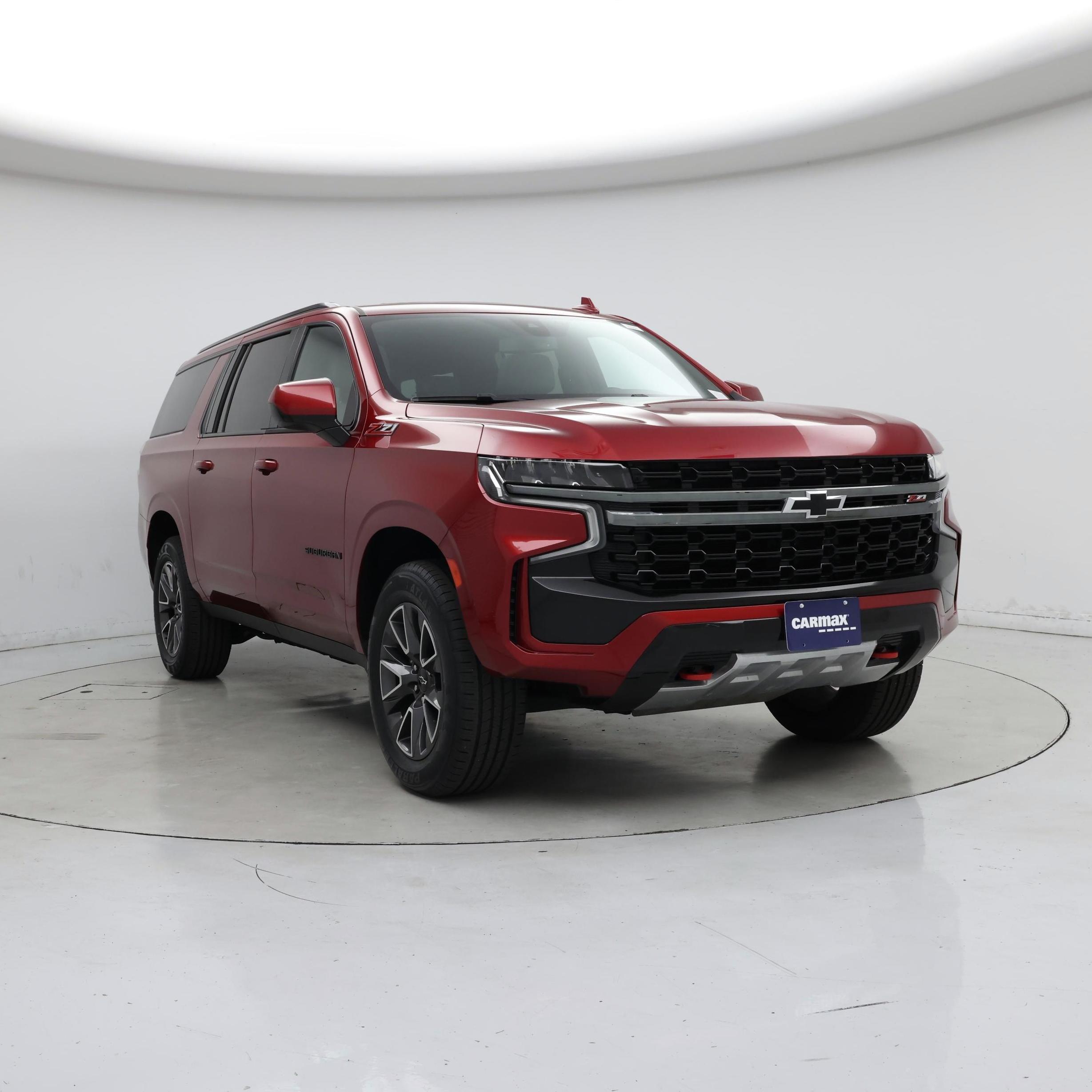Red 2021 Chevrolet Suburban SUV / Crossover Four-Wheel Drive Automatic