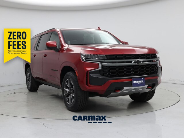 Red 2021 Chevrolet Suburban SUV / Crossover Four-Wheel Drive Automatic