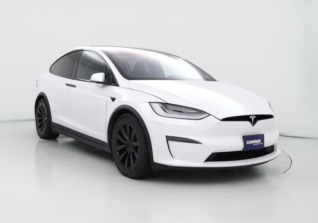 2022 Tesla Model X Plaid in White — CarMax photo