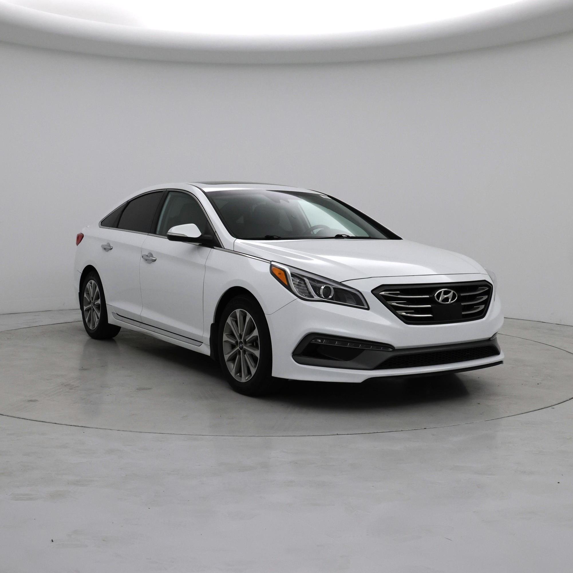 White 2017 Hyundai Sonata Sedan Front-Wheel Drive Automatic