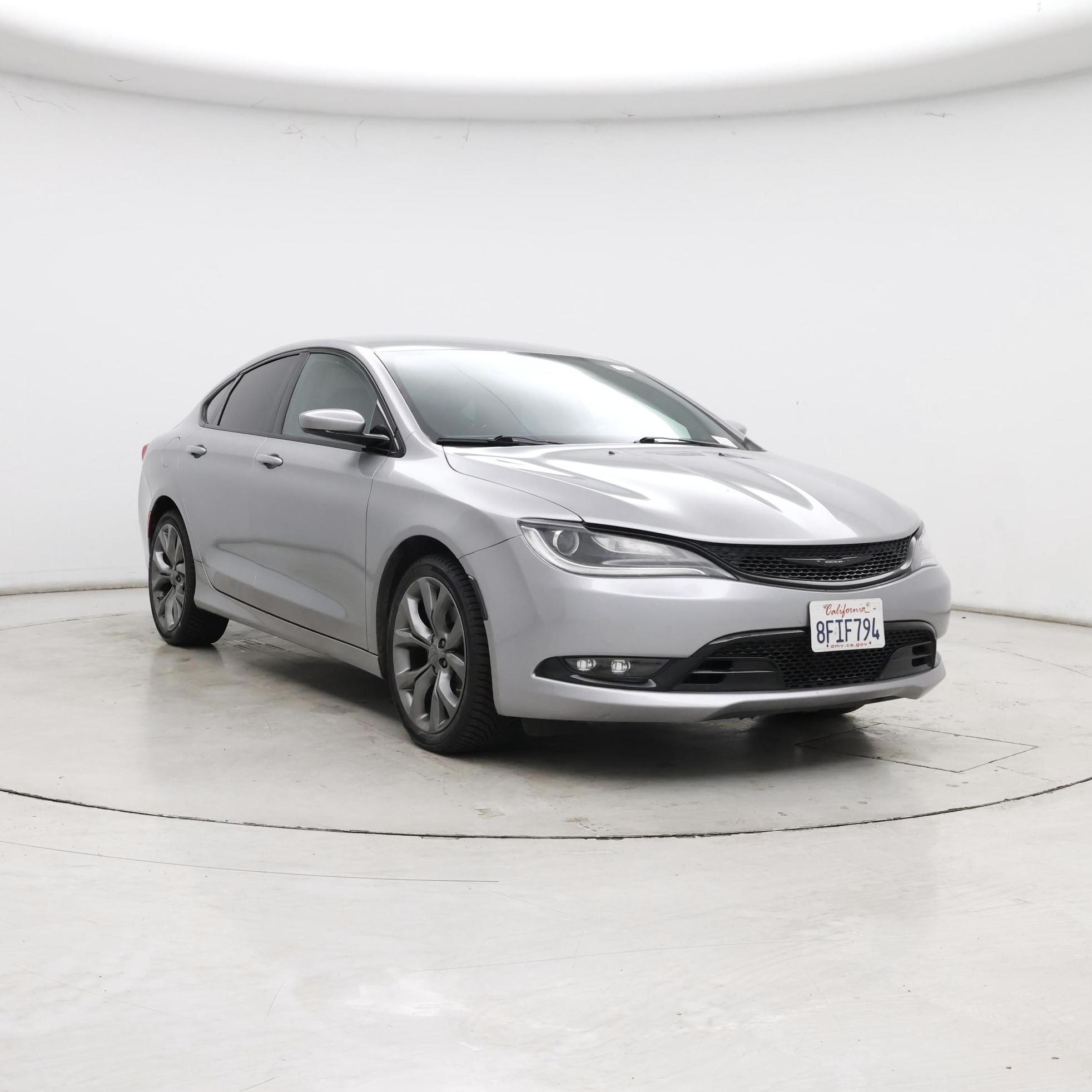 Gray 2016 Chrysler 200 Sedan Front-Wheel Drive Automatic