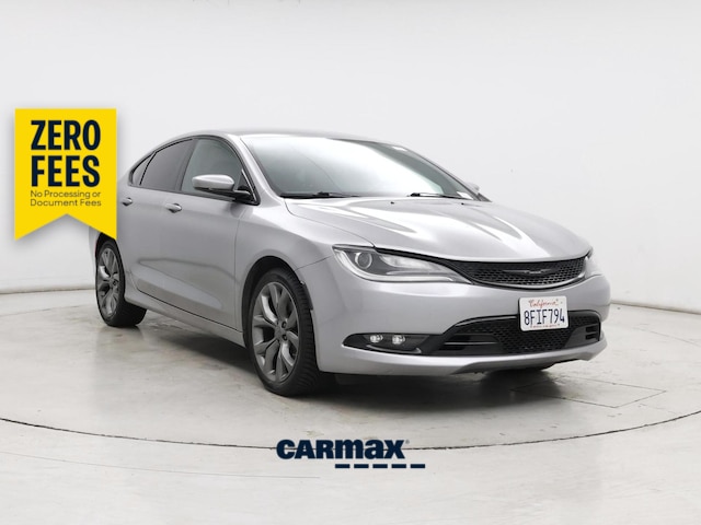 Gray 2016 Chrysler 200 Sedan Front-Wheel Drive Automatic