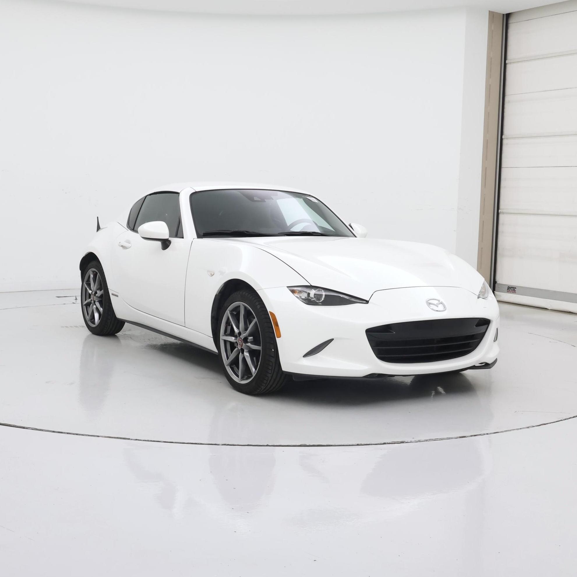 White 2020 Mazda MX-5 Miata Convertible Rear-Wheel Drive Automatic