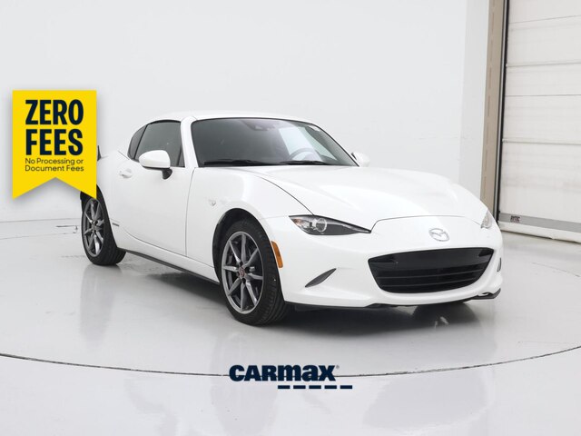 White 2020 Mazda MX-5 Miata Convertible Rear-Wheel Drive Automatic