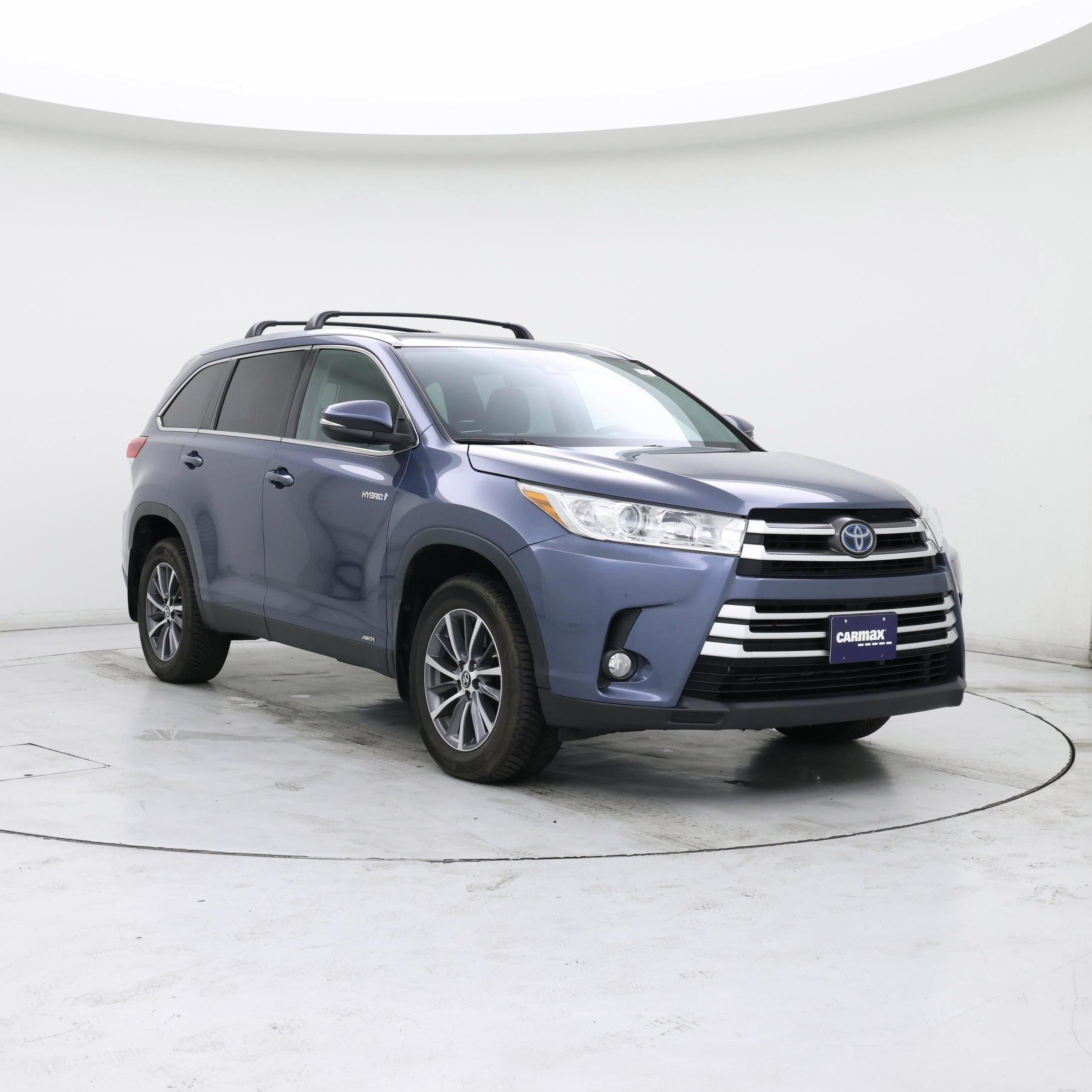 Blue 2019 Toyota Highlander Hybrid SUV / Crossover All-Wheel Drive Automatic
