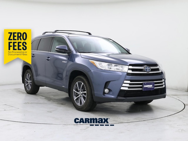 Blue 2019 Toyota Highlander Hybrid SUV / Crossover All-Wheel Drive Automatic