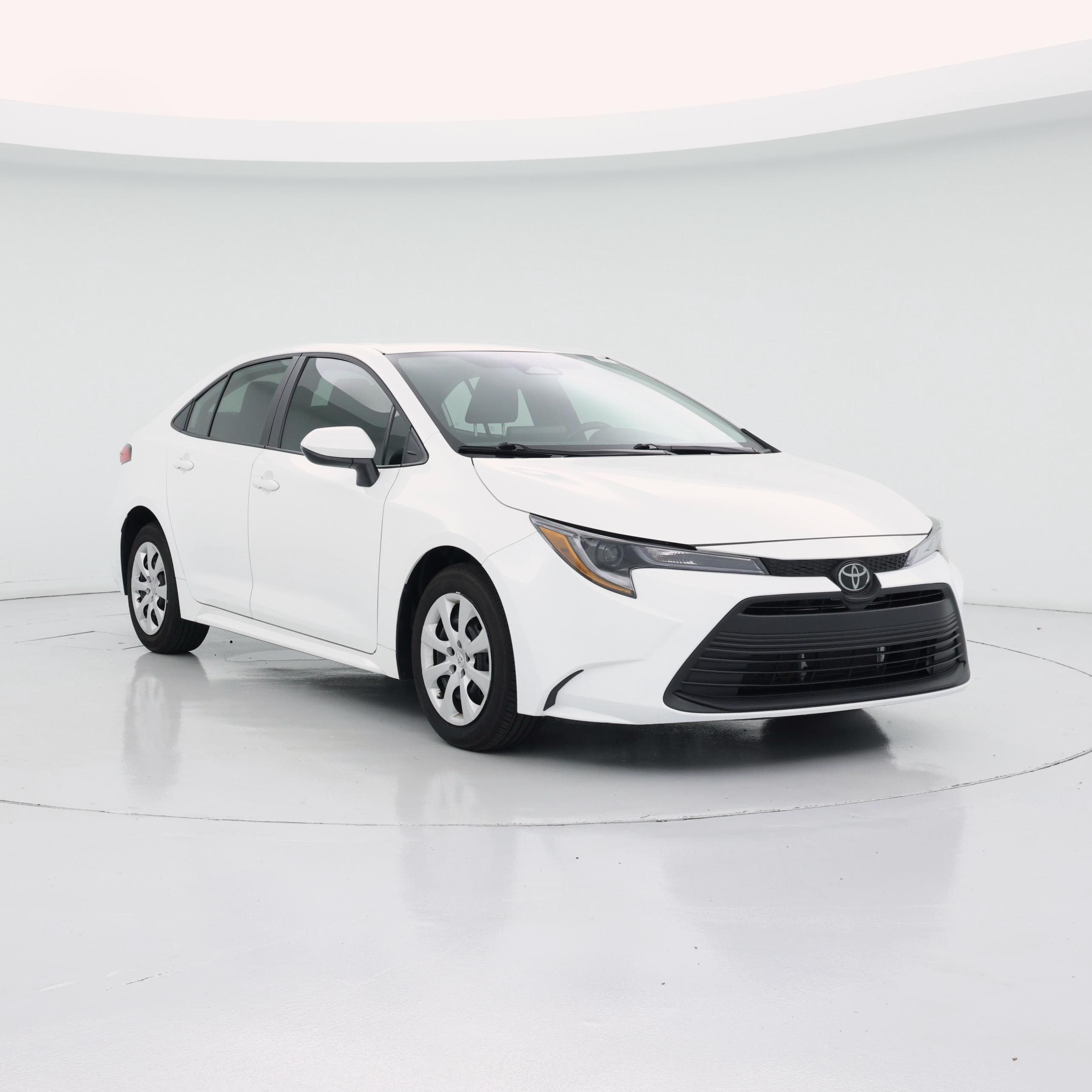 White 2024 Toyota Corolla Sedan Front-Wheel Drive Automatic