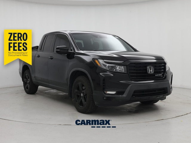 Black 2022 Honda Ridgeline Pickup Truck All-Wheel Drive Automatic