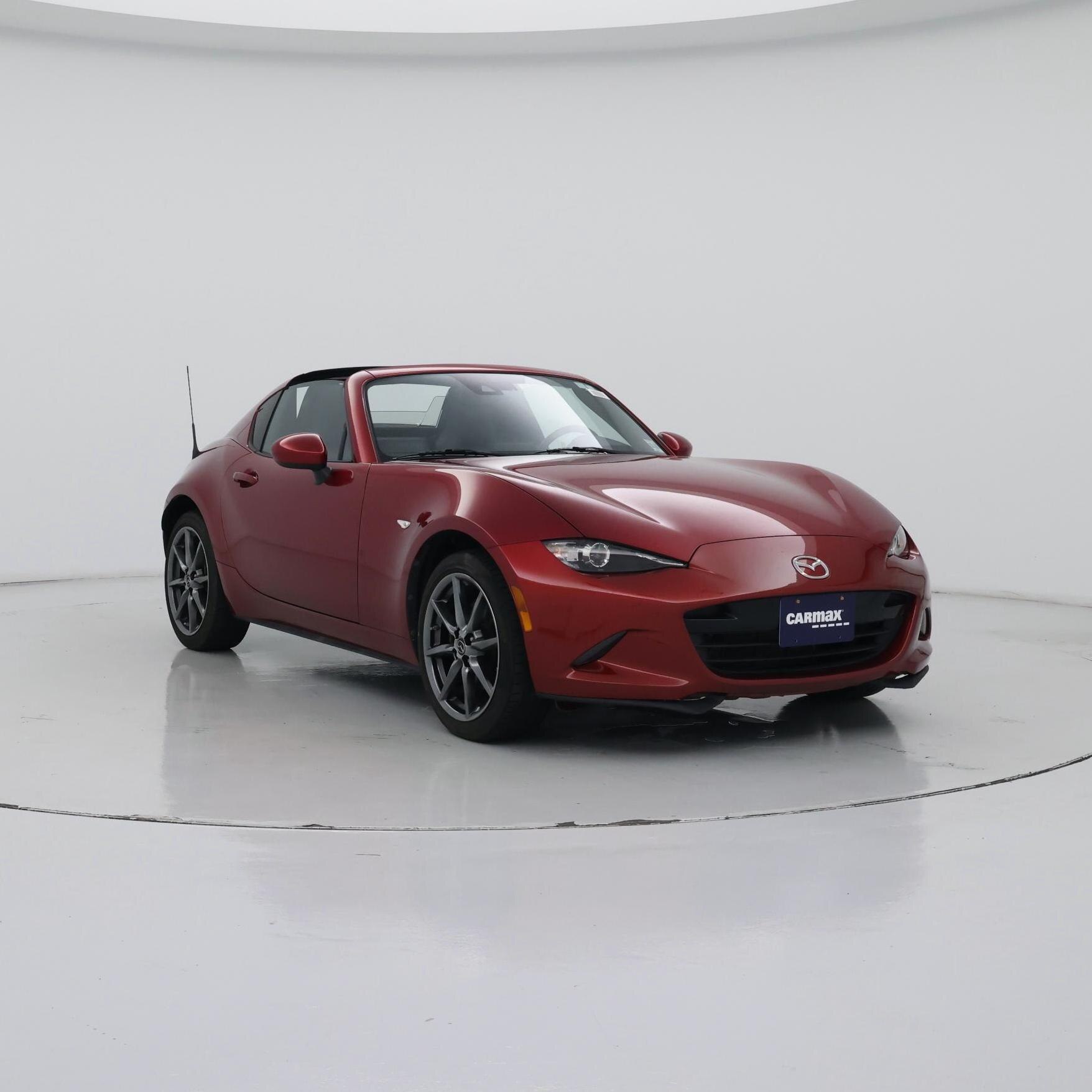 Red 2019 Mazda MX-5 Miata Convertible Rear-Wheel Drive Manual