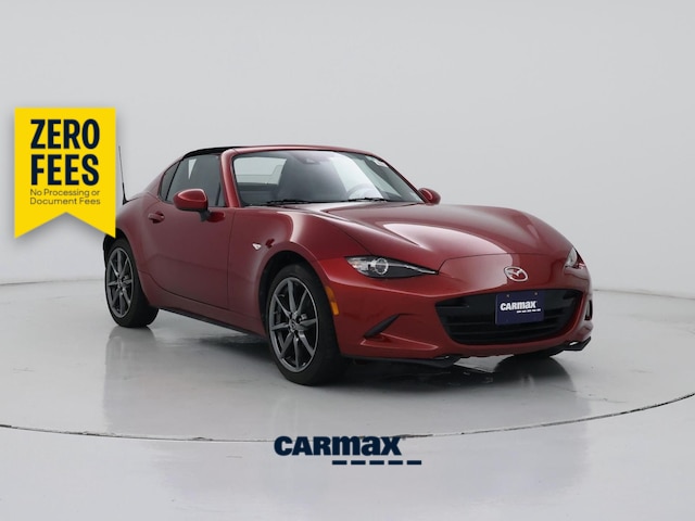 Red 2019 Mazda MX-5 Miata Convertible Rear-Wheel Drive Manual