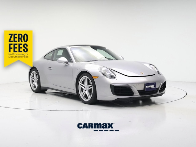 Silver 2017 Porsche 911 Coupe All-Wheel Drive Manual