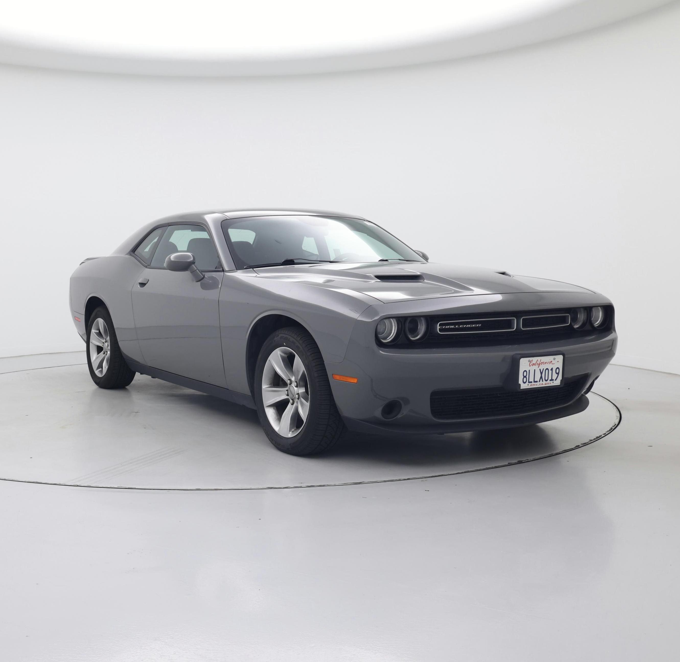 Gray 2019 Dodge Challenger Coupe Rear-Wheel Drive Automatic