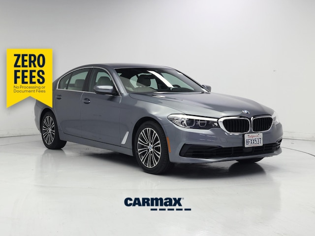Gray 2019 BMW 5 Series Sedan Rear-Wheel Drive Automatic