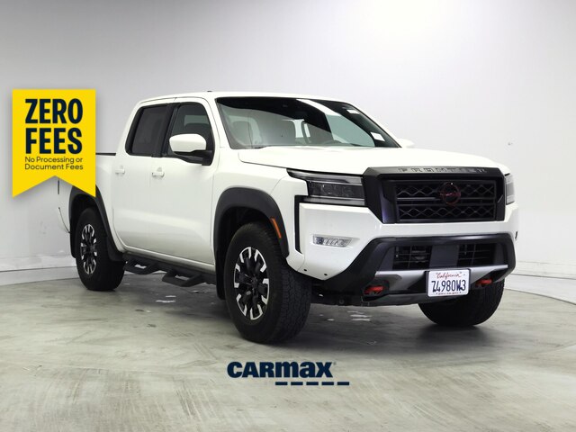 White 2024 Nissan Frontier Pickup Truck Four-Wheel Drive Automatic