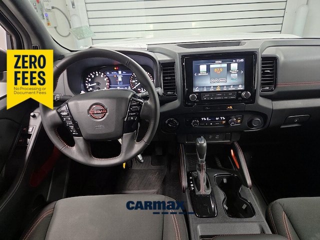 White 2024 Nissan Frontier Pickup Truck Four-Wheel Drive Automatic