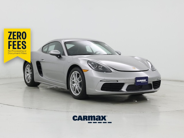 Silver 2018 Porsche 718 Cayman Coupe Rear-Wheel Drive Automatic