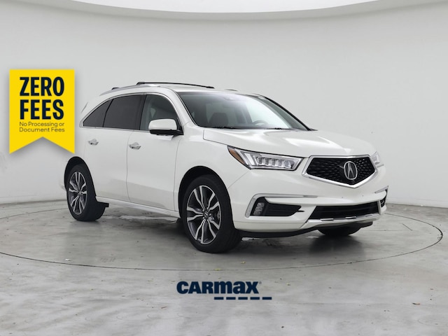 White 2019 Acura MDX SUV / Crossover All-Wheel Drive Automatic