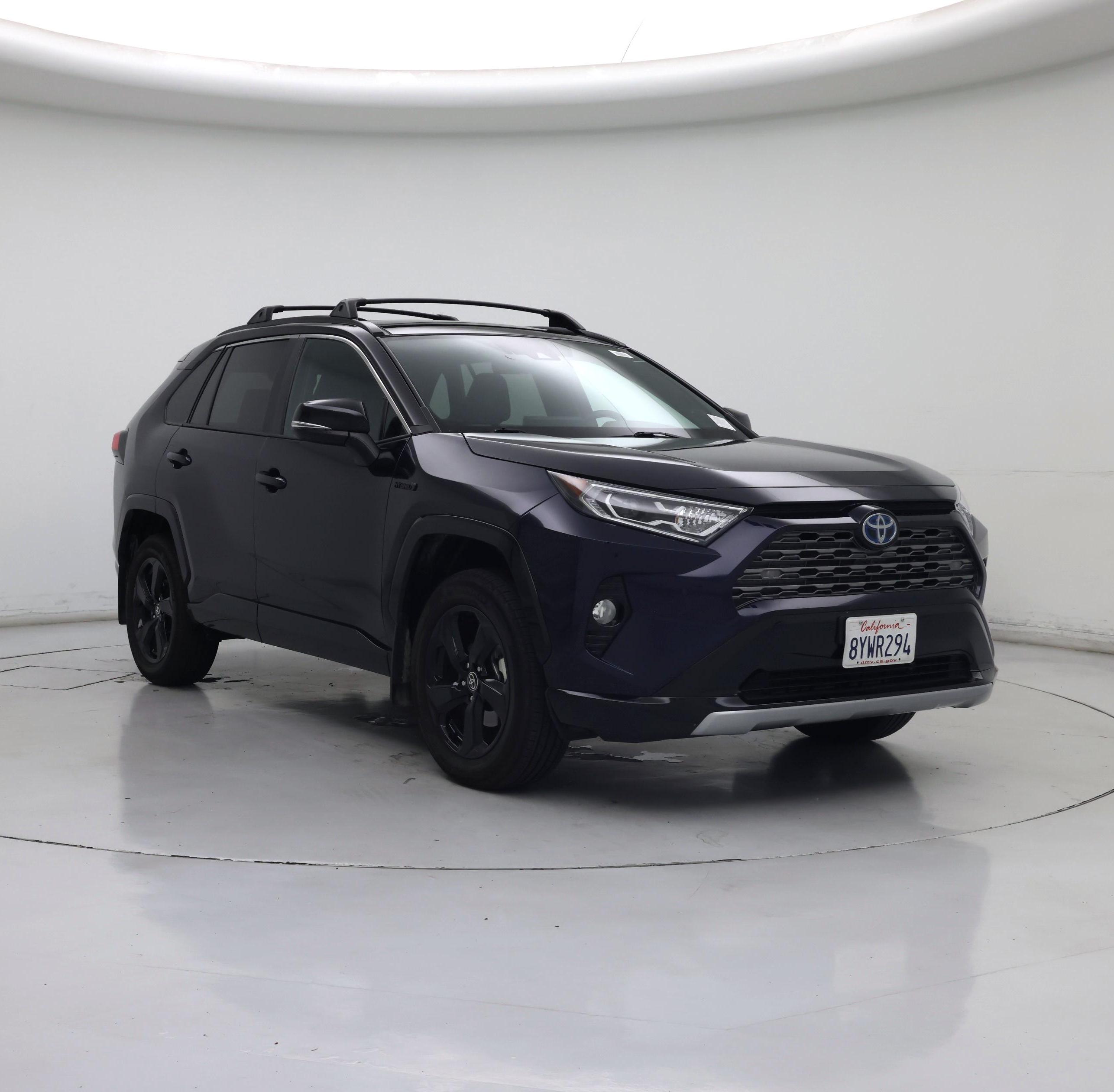 Blue 2021 Toyota RAV4 Hybrid SUV / Crossover All-Wheel Drive Automatic