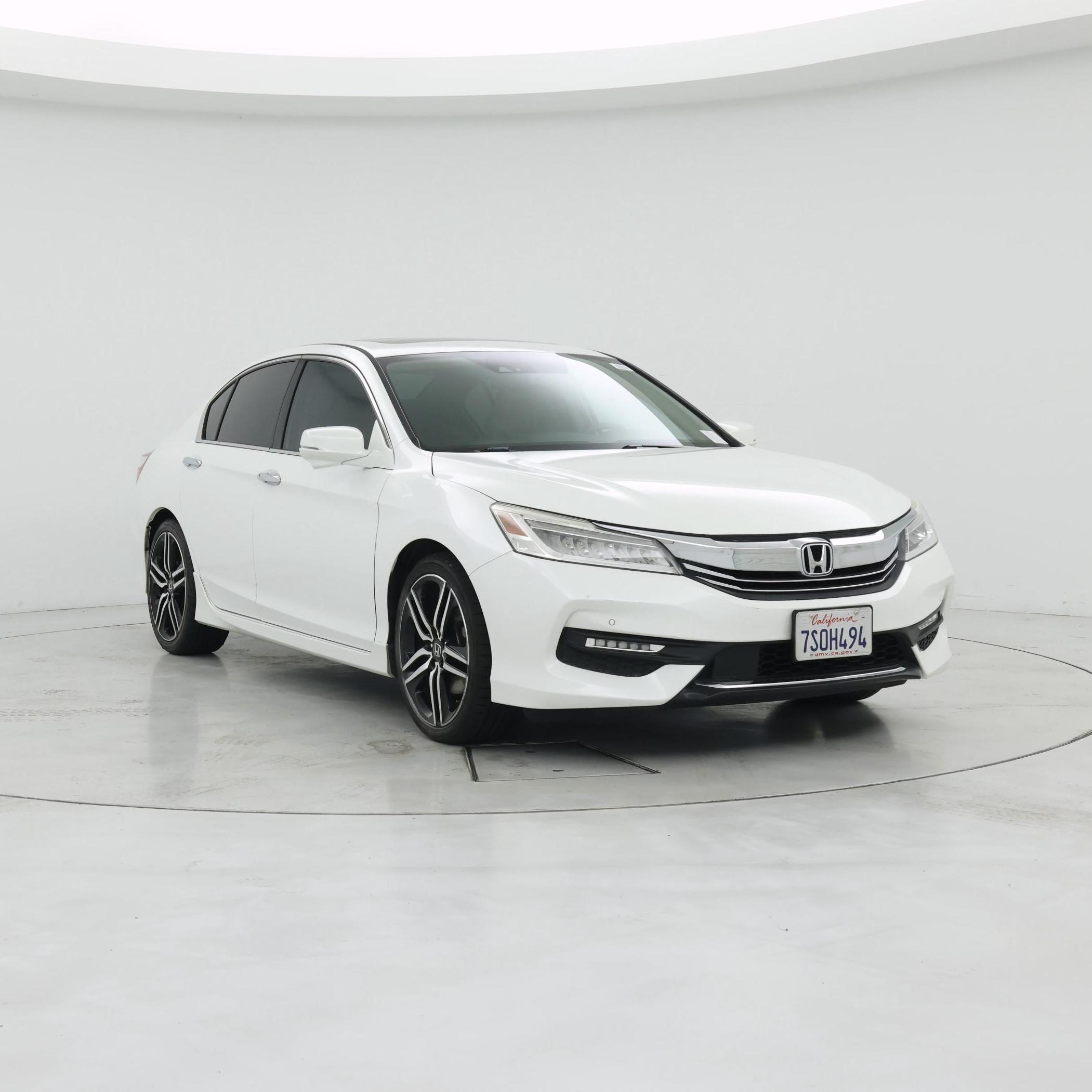 White 2016 Honda Accord Sedan  Automatic