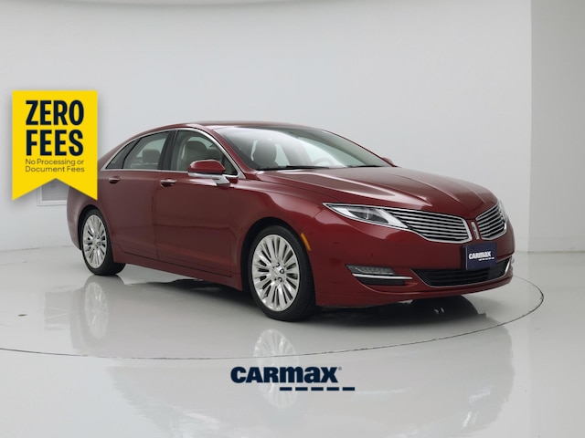 Red 2016 Lincoln MKZ Sedan Front-Wheel Drive Automatic