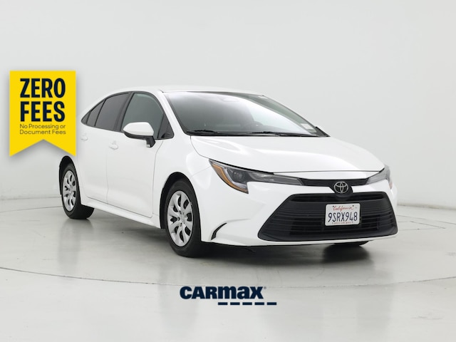 White 2025 Toyota Corolla Sedan Front-Wheel Drive Automatic