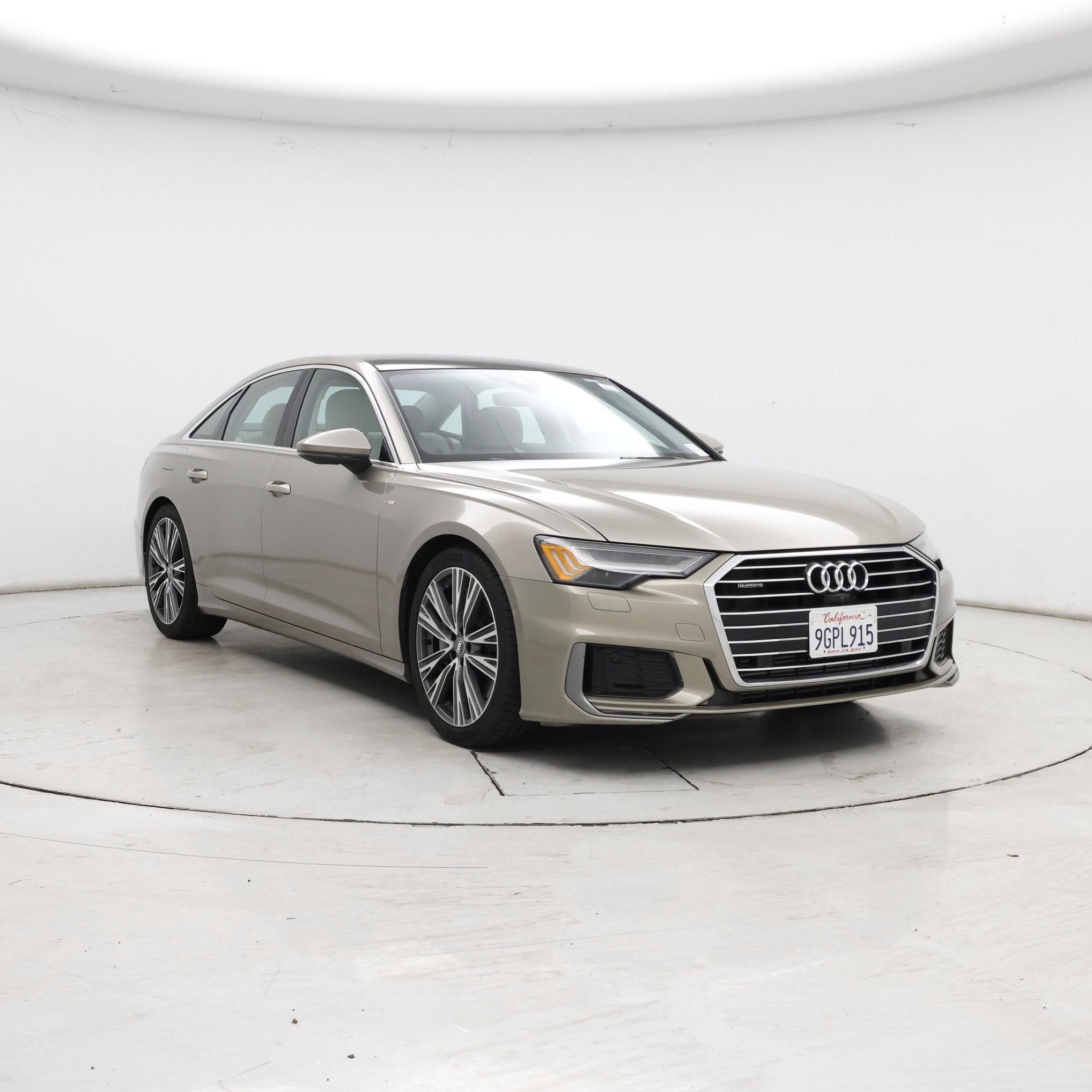 Gold 2019 Audi A6 Sedan All-Wheel Drive Automatic
