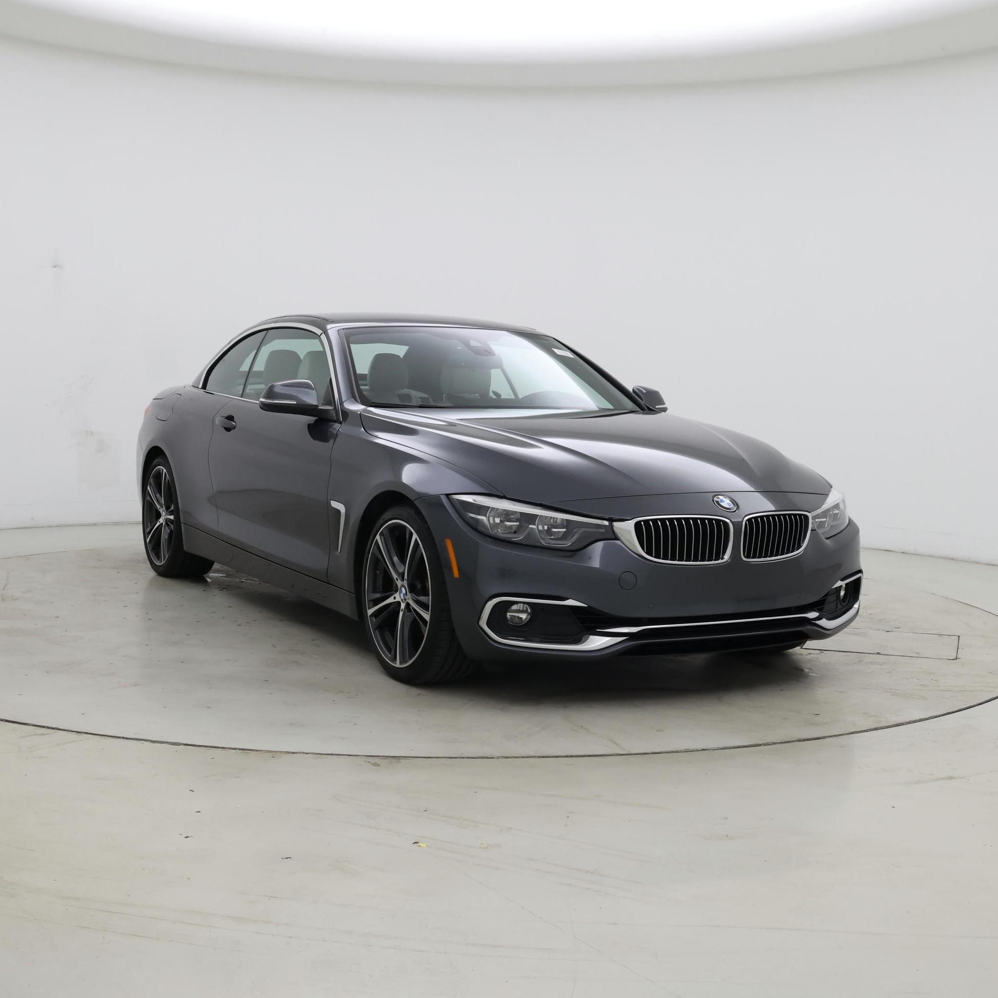 Gray 2019 BMW 4 Series Convertible Rear-Wheel Drive Automatic