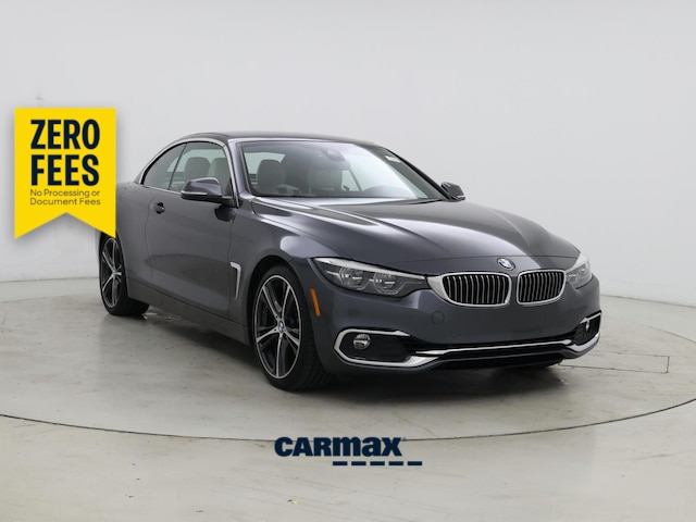 Gray 2019 BMW 4 Series Convertible Rear-Wheel Drive Automatic