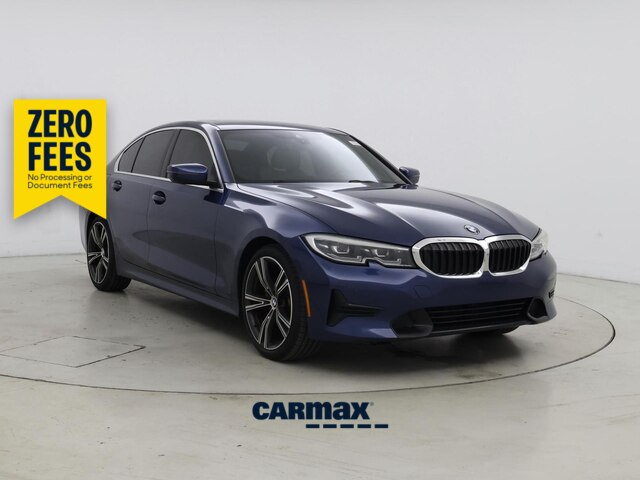 Blue 2021 BMW 3 Series Sedan Rear-Wheel Drive Automatic
