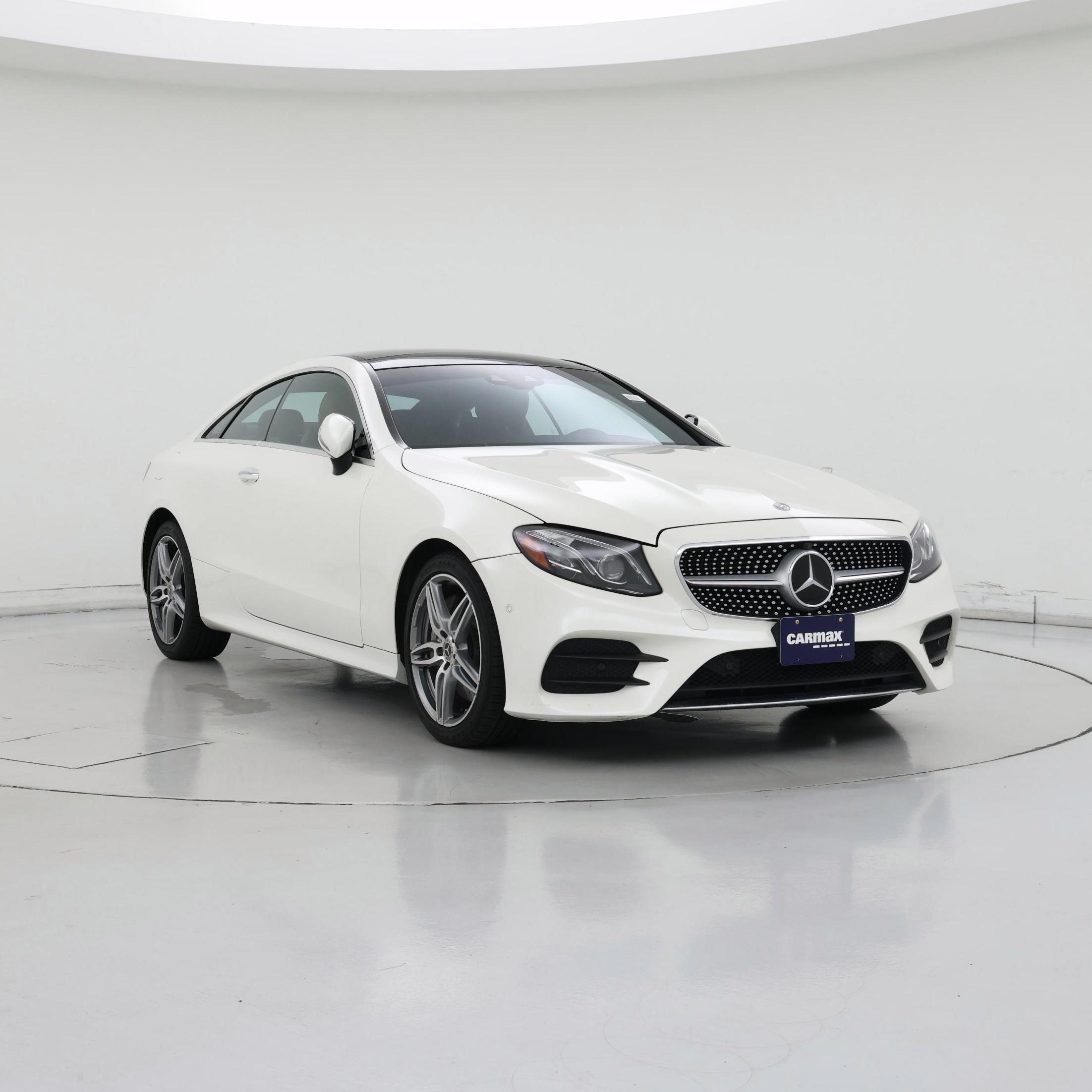 White 2018 Mercedes-Benz E-Class Coupe All-Wheel Drive Automatic