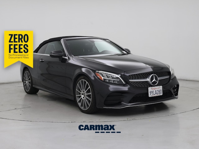 Gray 2019 Mercedes-Benz C-Class Convertible Rear-Wheel Drive Automatic