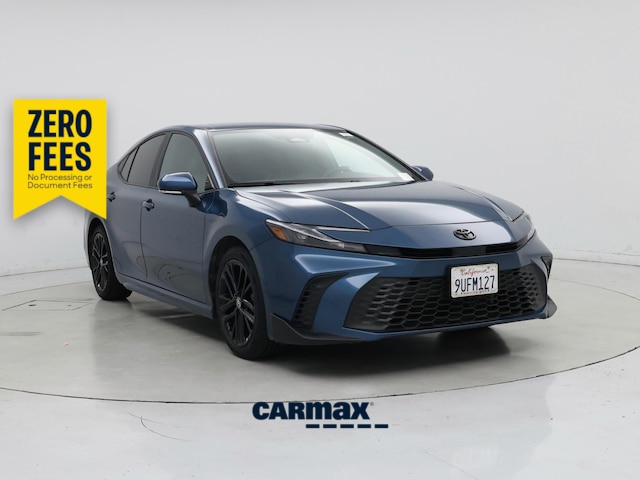 Blue 2025 Toyota Camry Sedan Front-Wheel Drive Automatic
