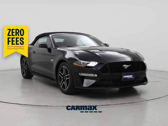 Black 2020 Ford Mustang Convertible Rear-Wheel Drive Automatic
