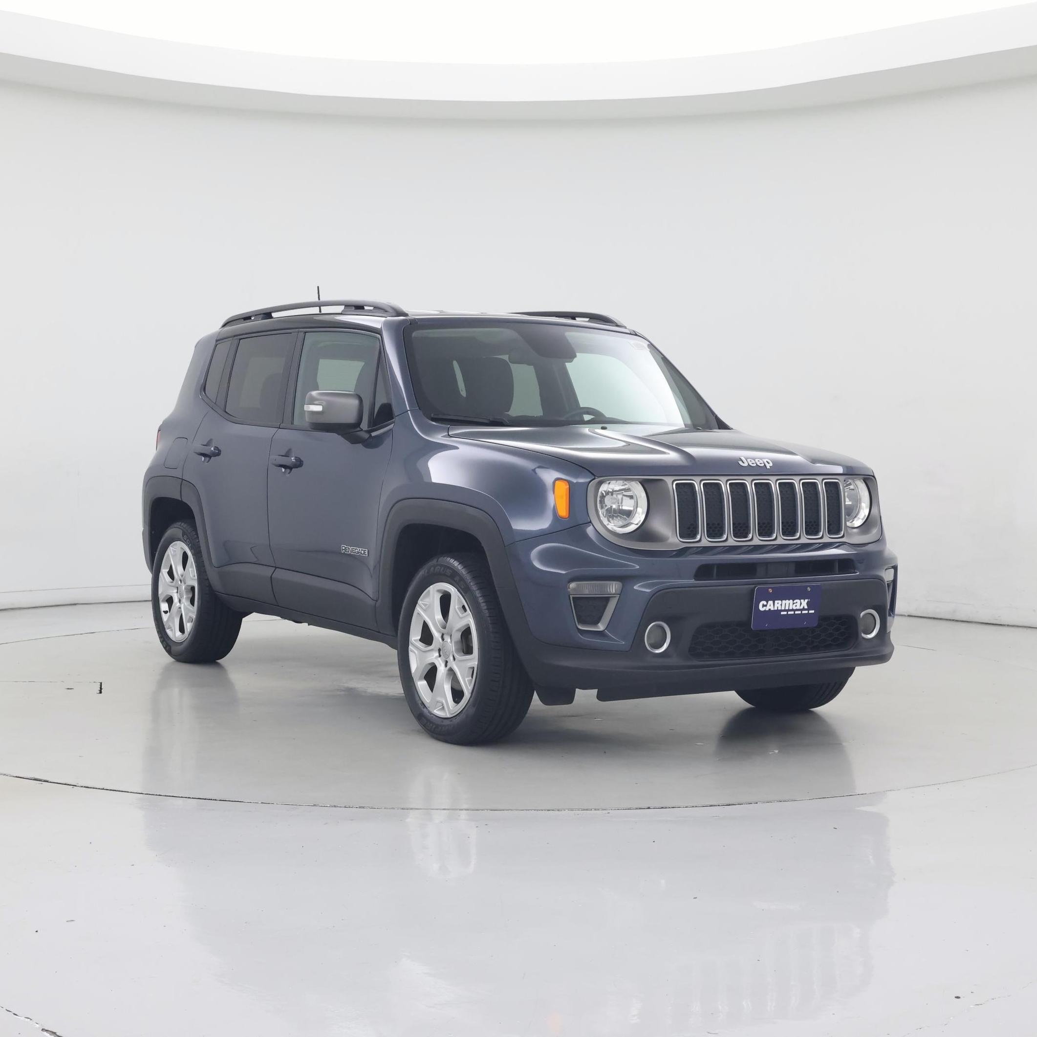 Blue 2020 Jeep Renegade SUV / Crossover Four-Wheel Drive Automatic