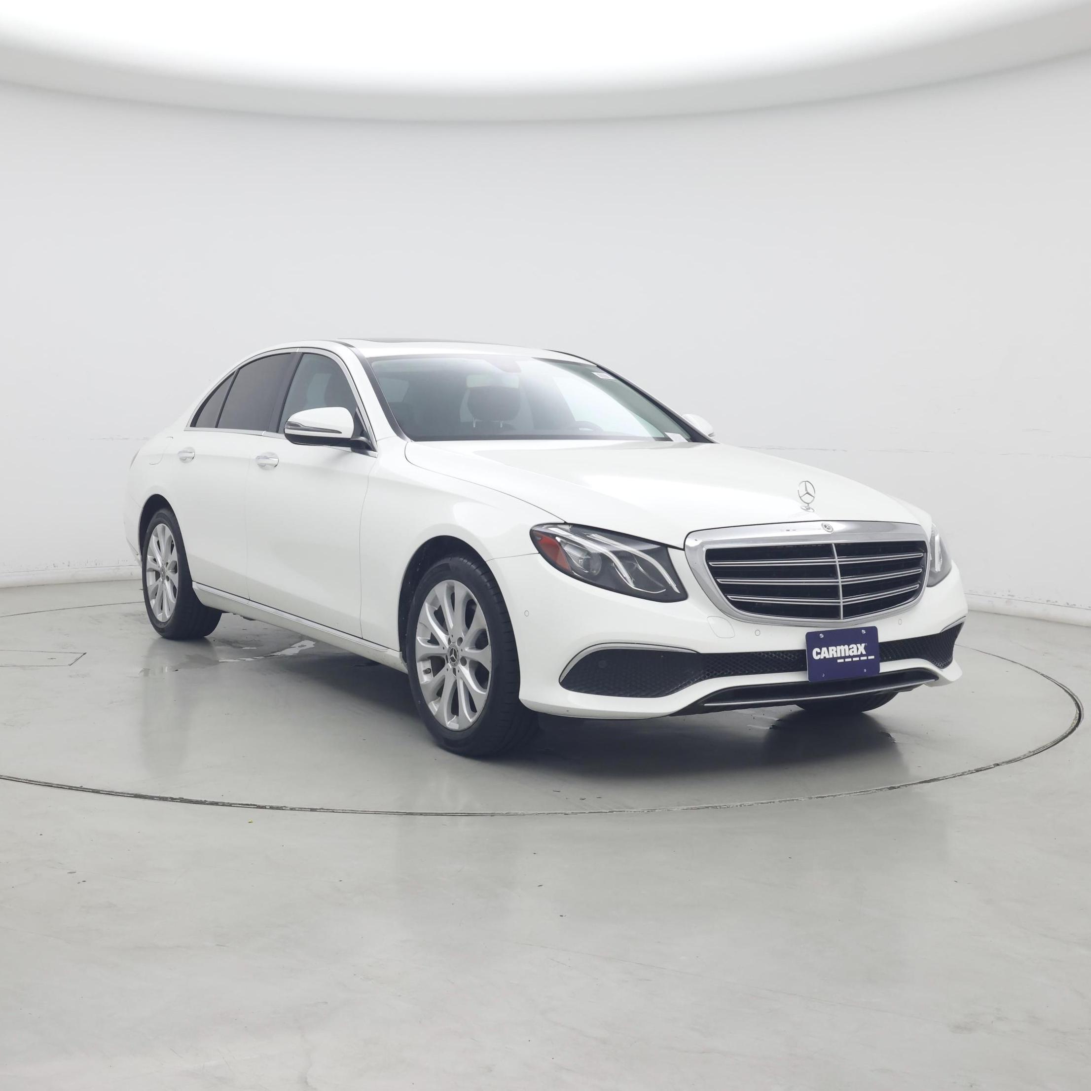 White 2018 Mercedes-Benz E-Class Sedan Rear-Wheel Drive Automatic