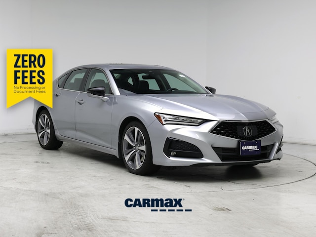 Silver 2021 Acura TLX Sedan All-Wheel Drive Automatic