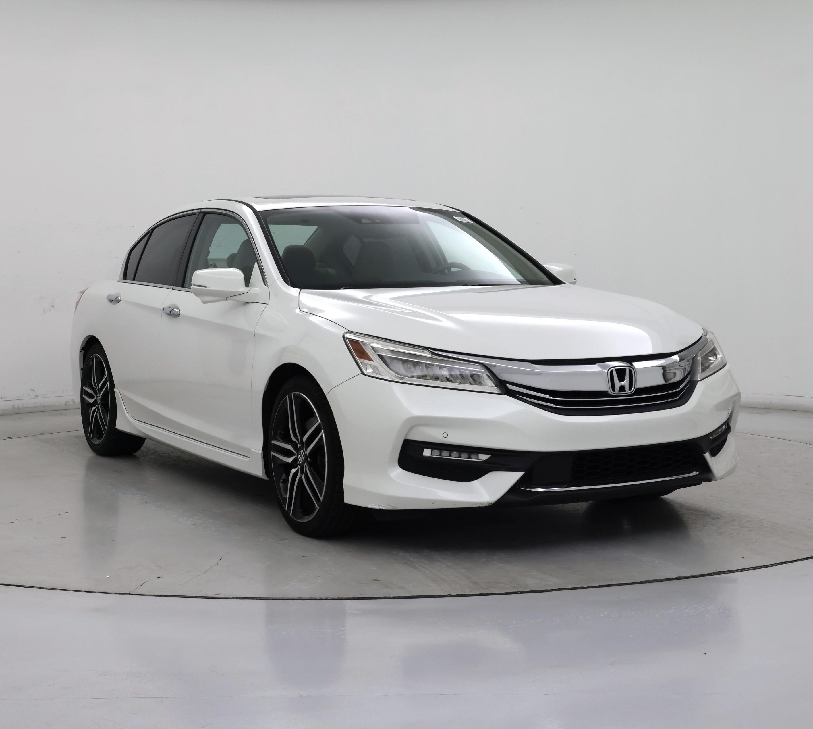 White 2017 Honda Accord Sedan  Automatic