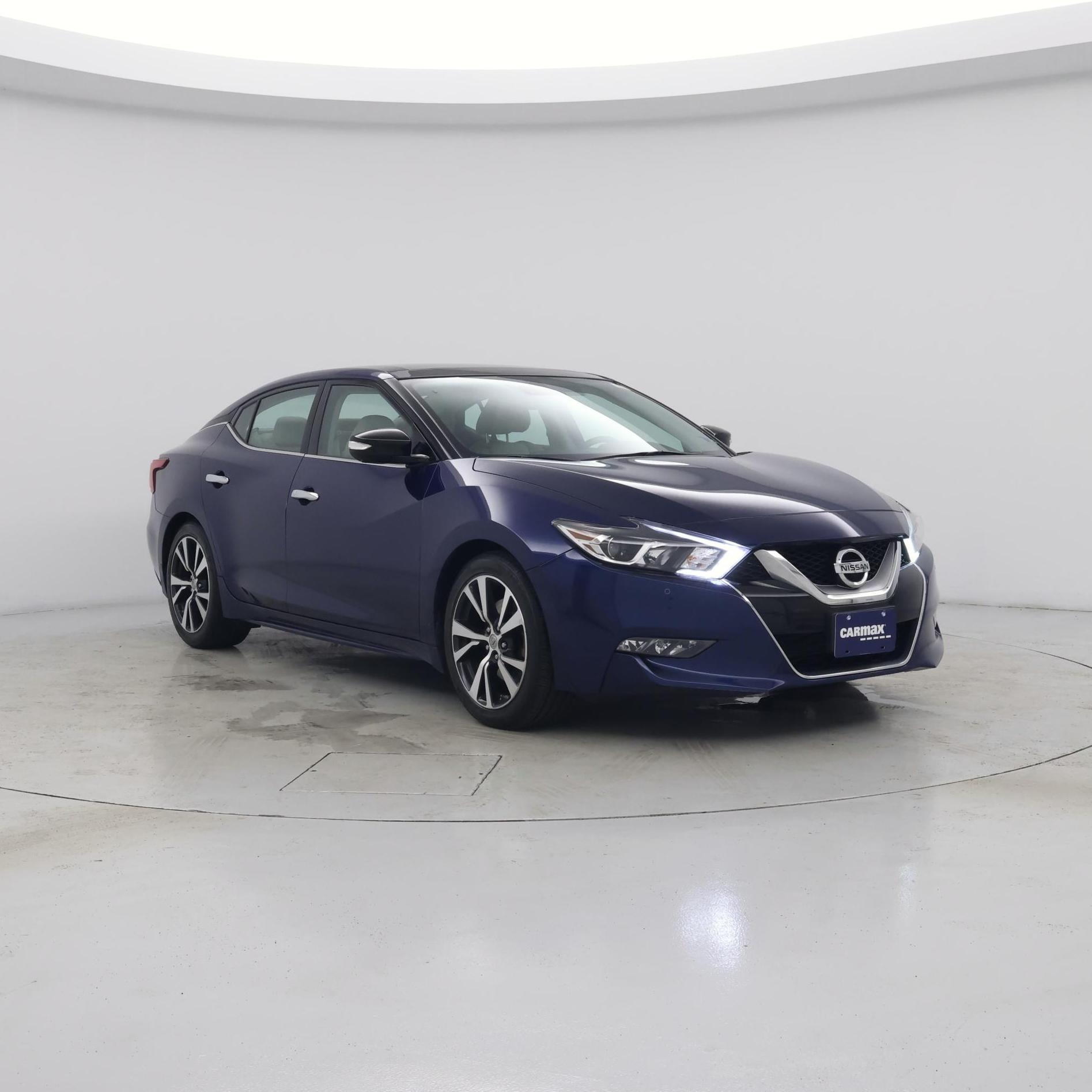 Blue 2017 Nissan Maxima Sedan Front-Wheel Drive Automatic