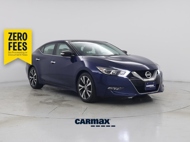 Blue 2017 Nissan Maxima Sedan Front-Wheel Drive Automatic