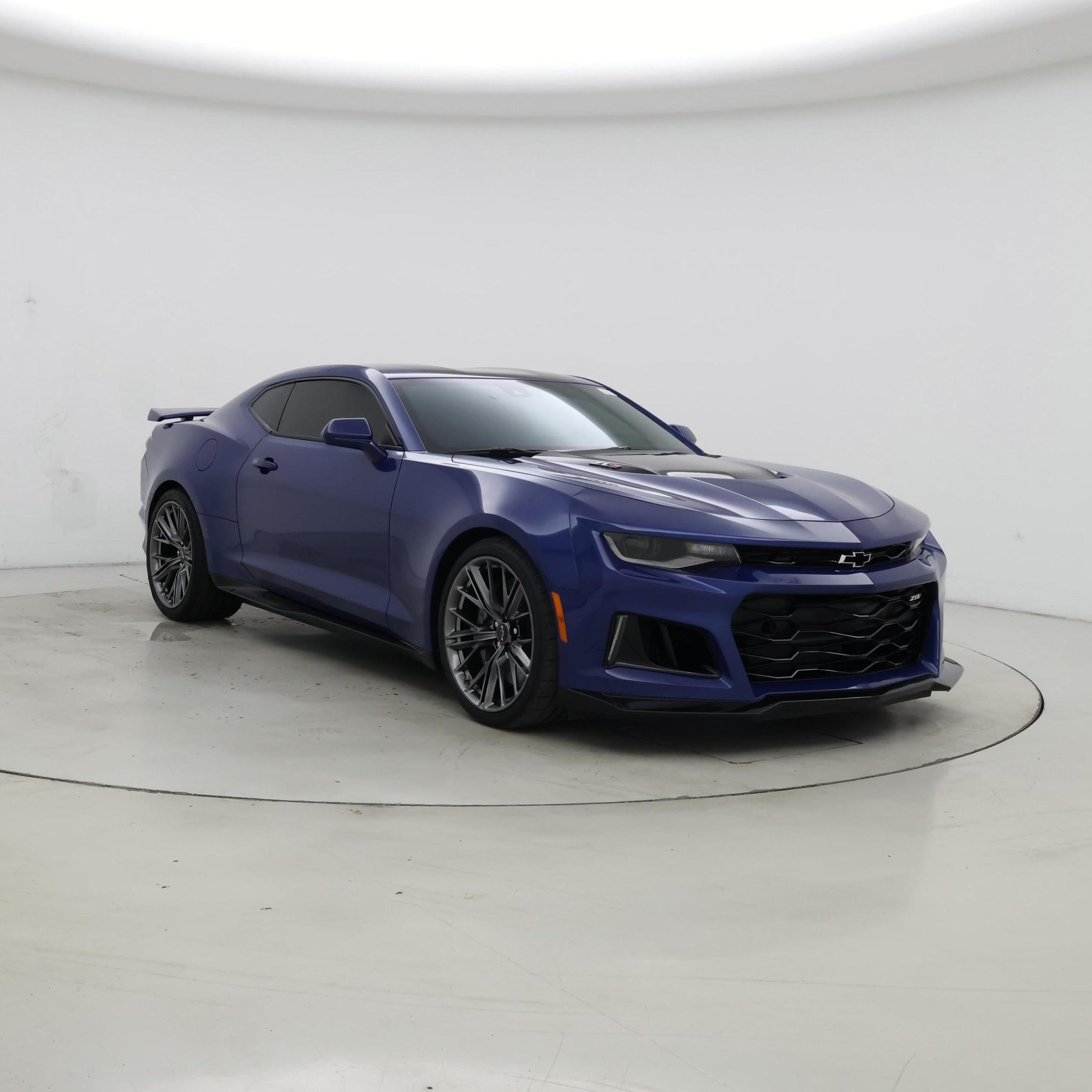 Blue 2022 Chevrolet Camaro Coupe Rear-Wheel Drive Automatic