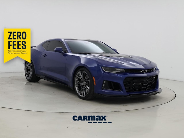 Blue 2022 Chevrolet Camaro Coupe Rear-Wheel Drive Automatic