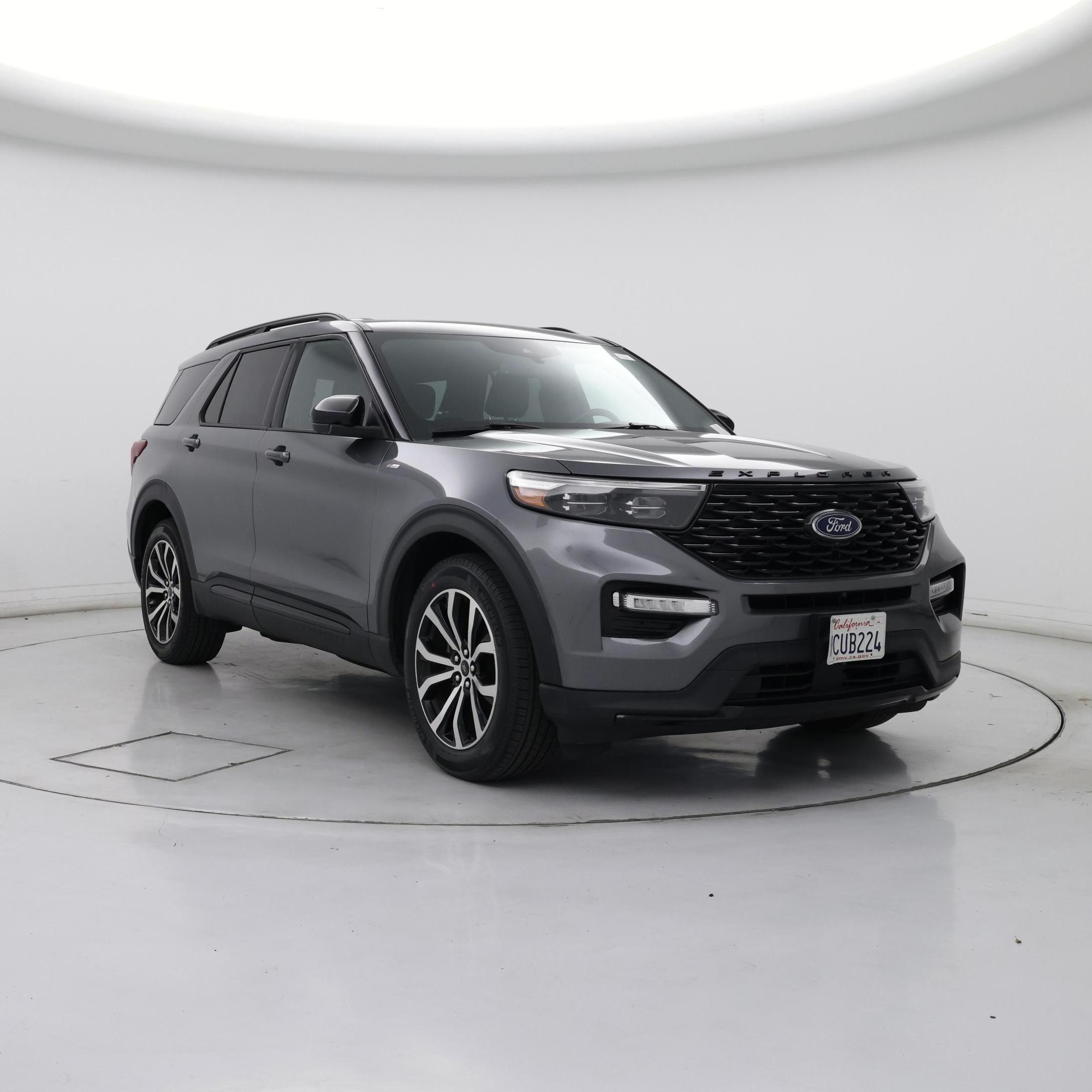 Gray 2022 Ford Explorer SUV / Crossover Rear-Wheel Drive Automatic