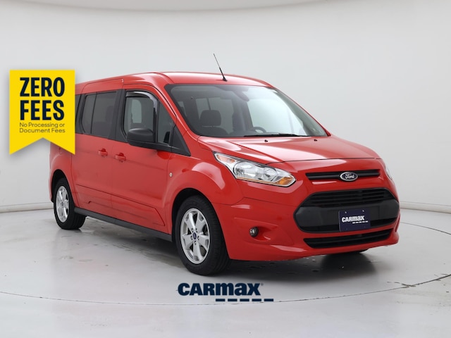 Red 2016 Ford Transit Connect Van Front-Wheel Drive Automatic