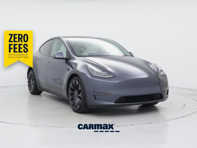 Gray 2020 Tesla Model Y SUV / Crossover All-Wheel Drive Automatic