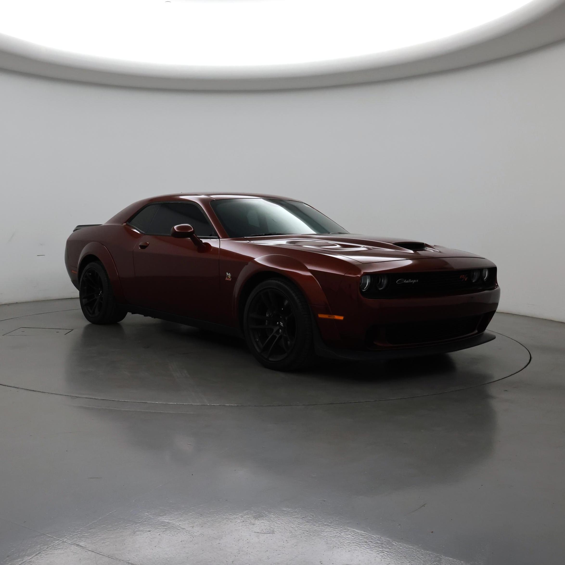 Red (Burgundy) 2023 Dodge Challenger Coupe Rear-Wheel Drive Automatic